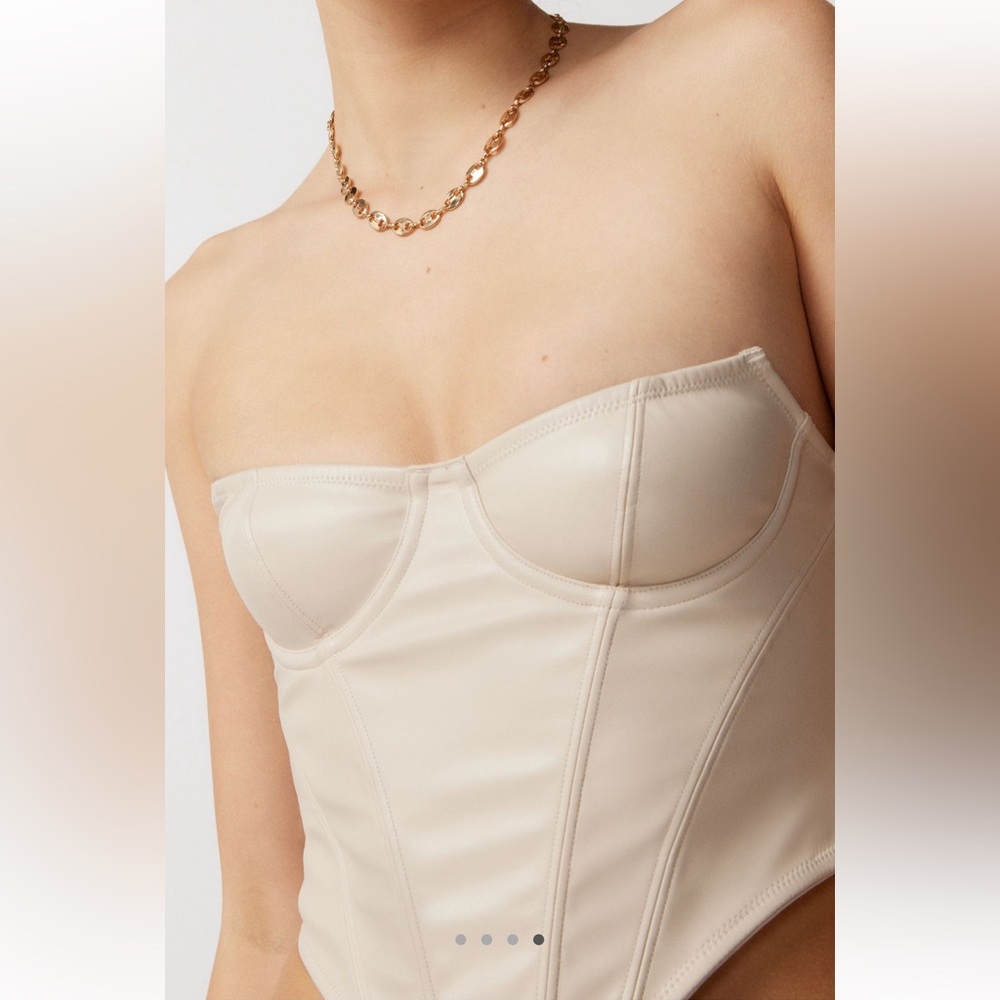 Urban Outfitters Out From Under Osanna Faux Leather Corset